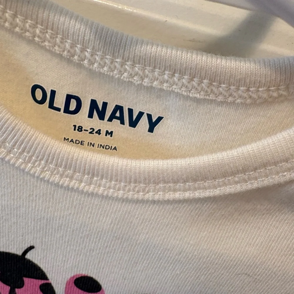 BWT Old Navy Cream Love Bug Bodysuit